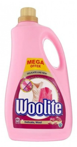 Prací gél Woolite WOLDELICATE60, Delicate&Wool, 3,6l