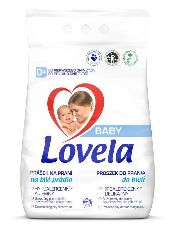 Lovela Baby Hvitt Tøy Hypoallergent, Mildt Vaskemiddel 41 PD 4,1 kg