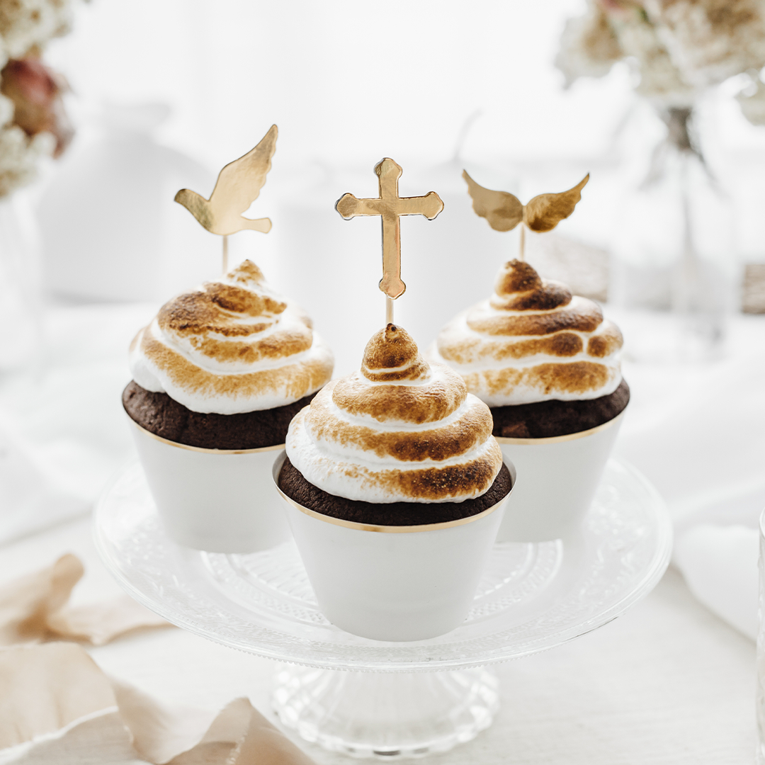 Cupcake decorations - Baptism
