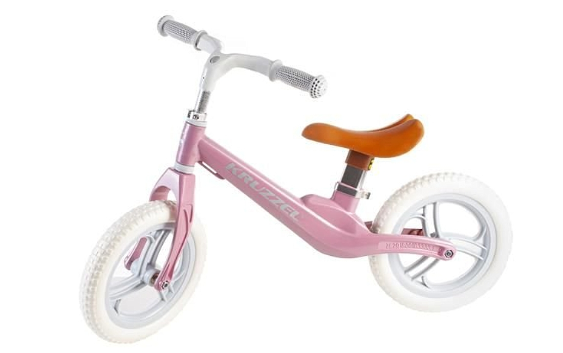 Kids balance bike Kruzzel - pink, 10302