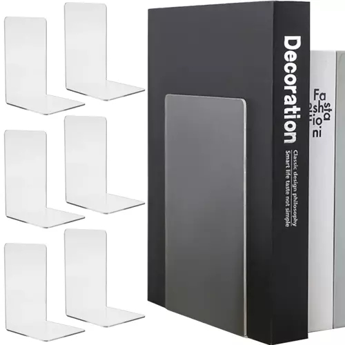 Ruhhy 21745 Bookend Clear 6 pcs