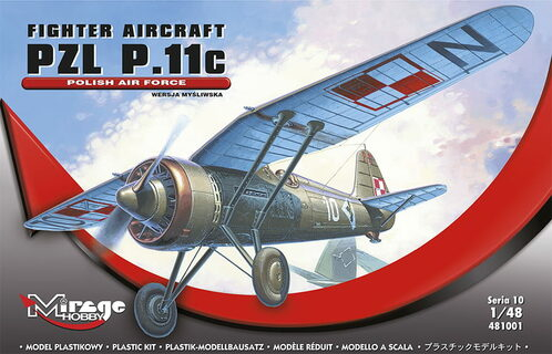 Mirage Hobby 481001 PZL P.11c lovecká verze