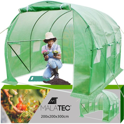 Malatec Arched Foil Greenhouse 3x2x2m