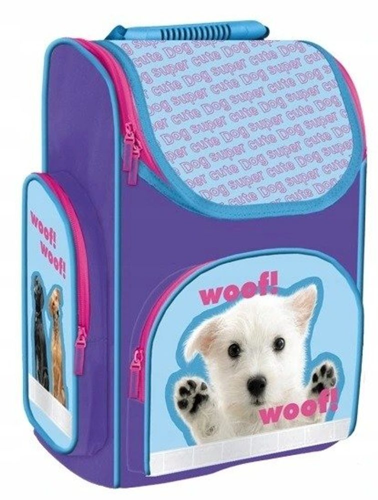 bHome School Backpack Cute Dog