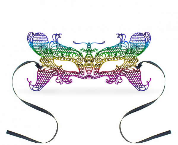 Škraboška - motýl barevná