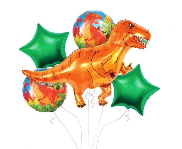 Balónová kytice - Dinosaurus
