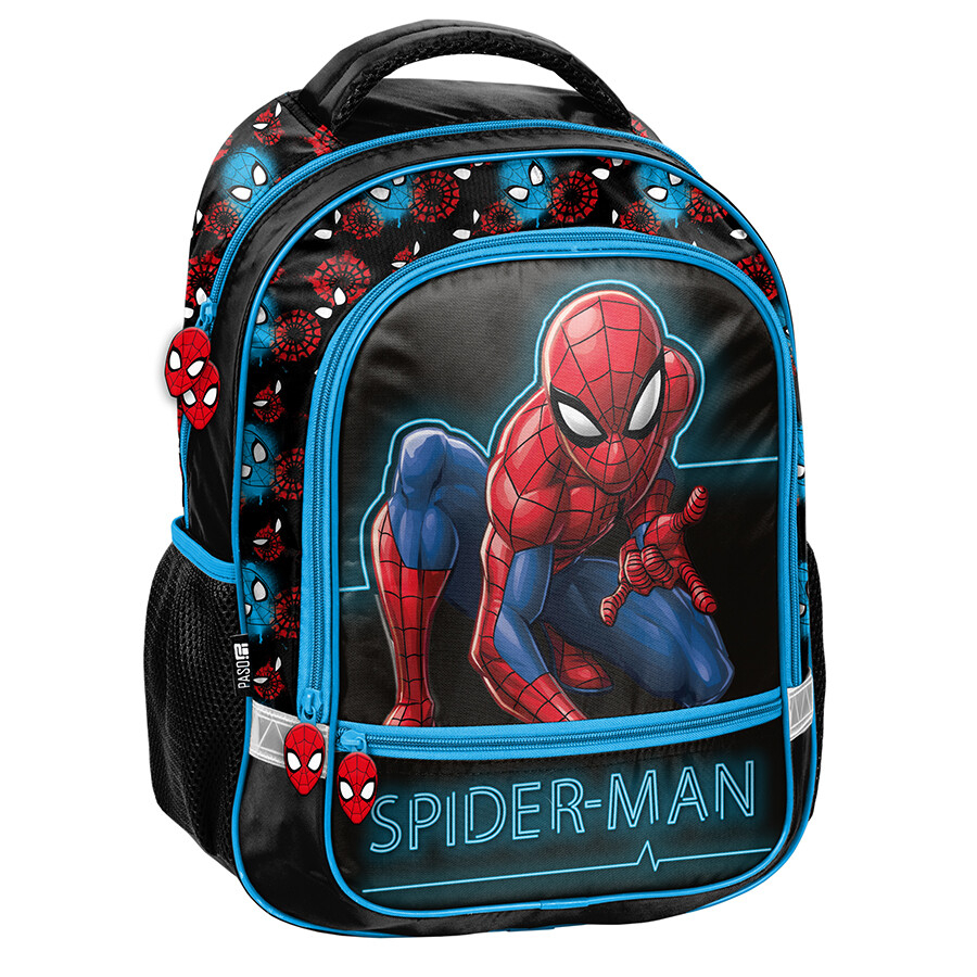 Školní batoh s dvěma komorami PASO SP22CS-260 - Spiderman