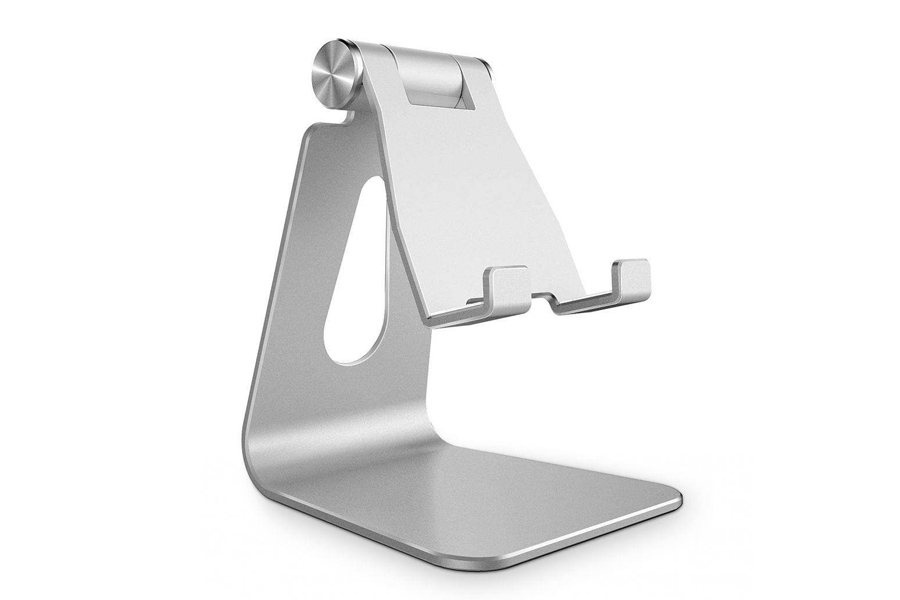 Z4A - Adjustable desk holder for smartphone / tablet (silver)
