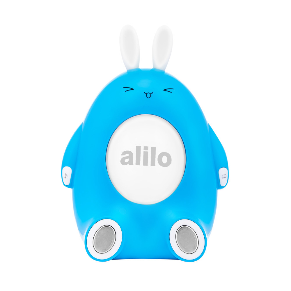 Alilo Alilo Happy Bunny, Juguete Interactivo, Conejo azul, para 3+