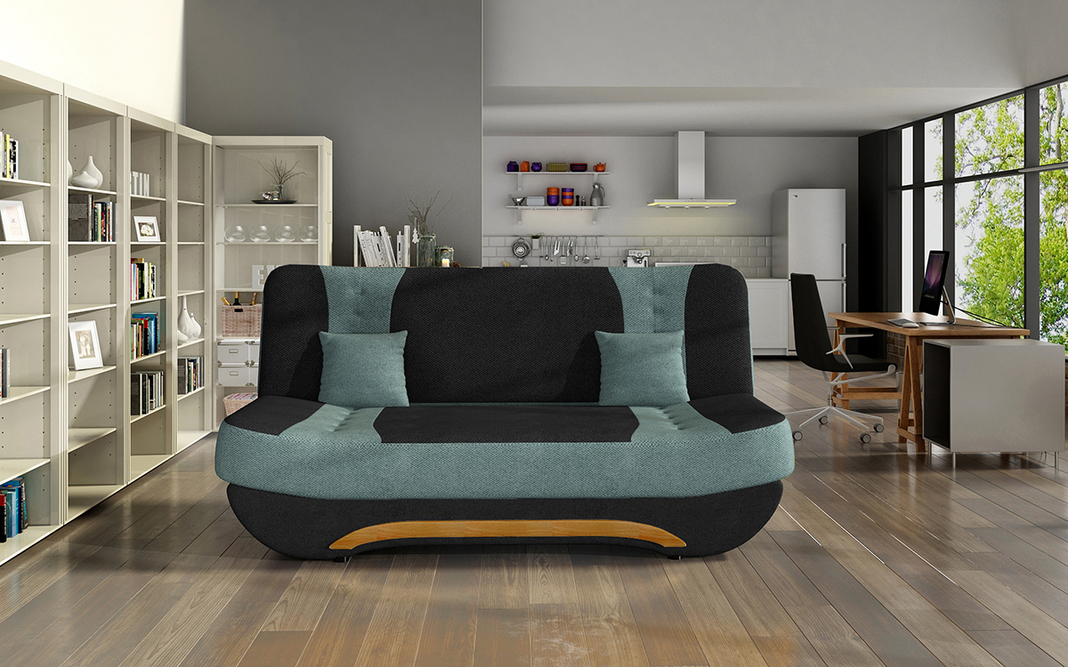 ELTAP Sofa Bed EWA Upholstery fabric: Soro 100/ Soro 34