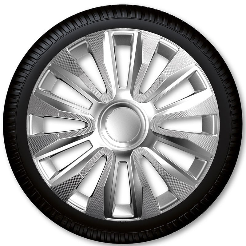 Wheel Covers Avalon Carbon Silver - 15"
