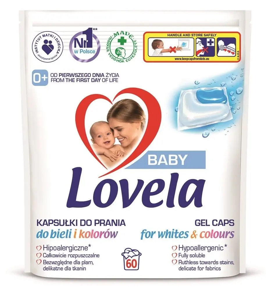 Lovela Baby capsule gel for laundry 60 pcs