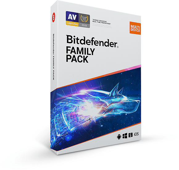 Softvér Bitdefender Family Pack 15Z/1R