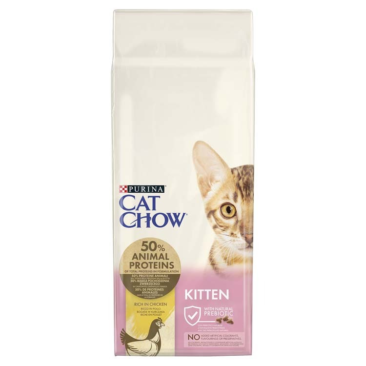 Cat Chow dry cat food kitten chicken 15kg