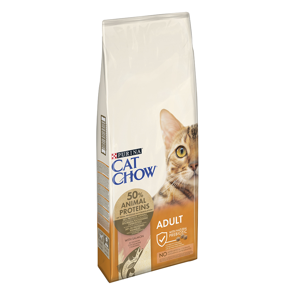 Cat Chow dry cat food adult salmon 15kg