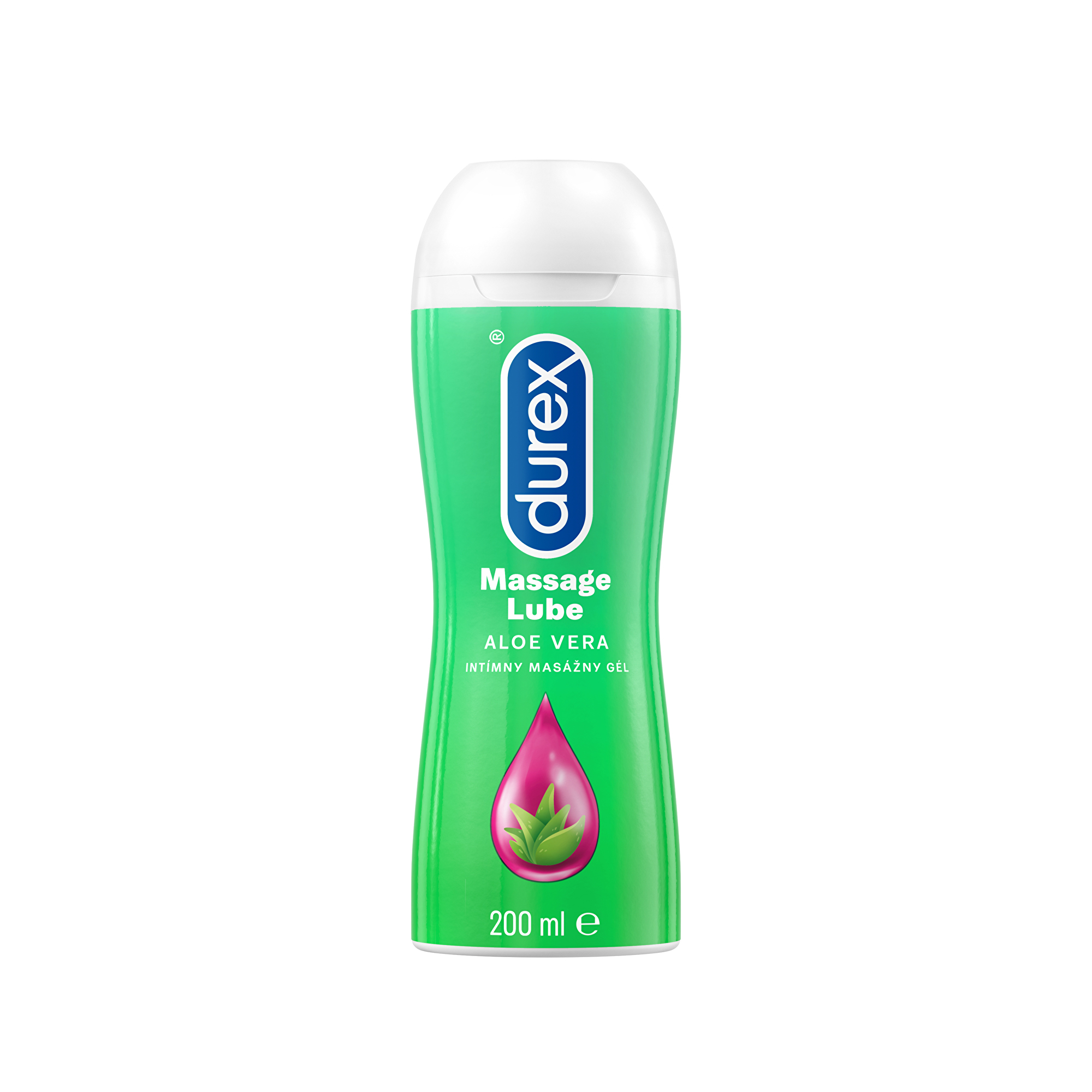 Masážní a lubrikační gel 2v1 Durex s Aloe Vera 200 ml
