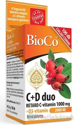 Bioco c+d duo retard vitamin kapszula 100 db