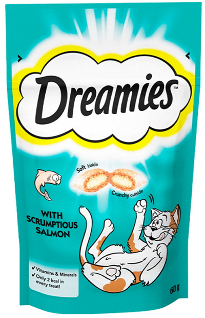 Dreamies with salmon - 60 g