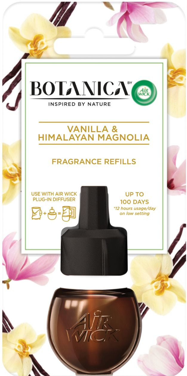 BOTANICA by AIR WICK tekutá náplň do elektrického přístroje Vanilka a himalájská magnolie 19 ml
