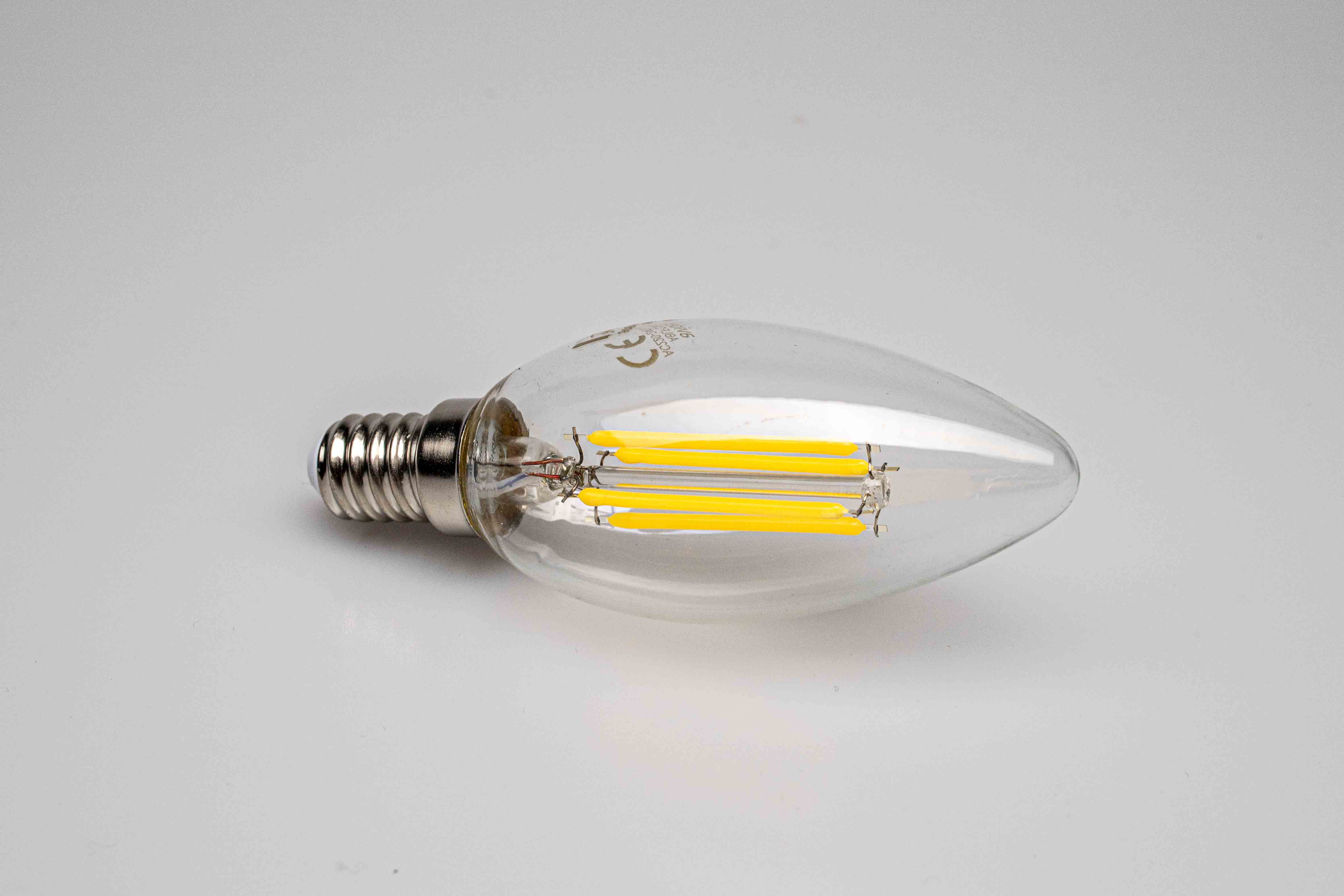 Ampoule LED décorative Avide E14 4W 4000K Bougie à filament
