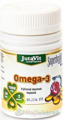 JutaVit Omega-3 30 kapsúl