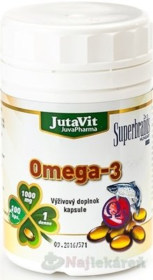 Jutavit omega-3 halolaj kapszula 1000mg 100 db