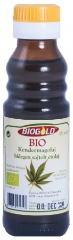 Biogold Økologisk Kaldpresset Hampolje (100 ml)