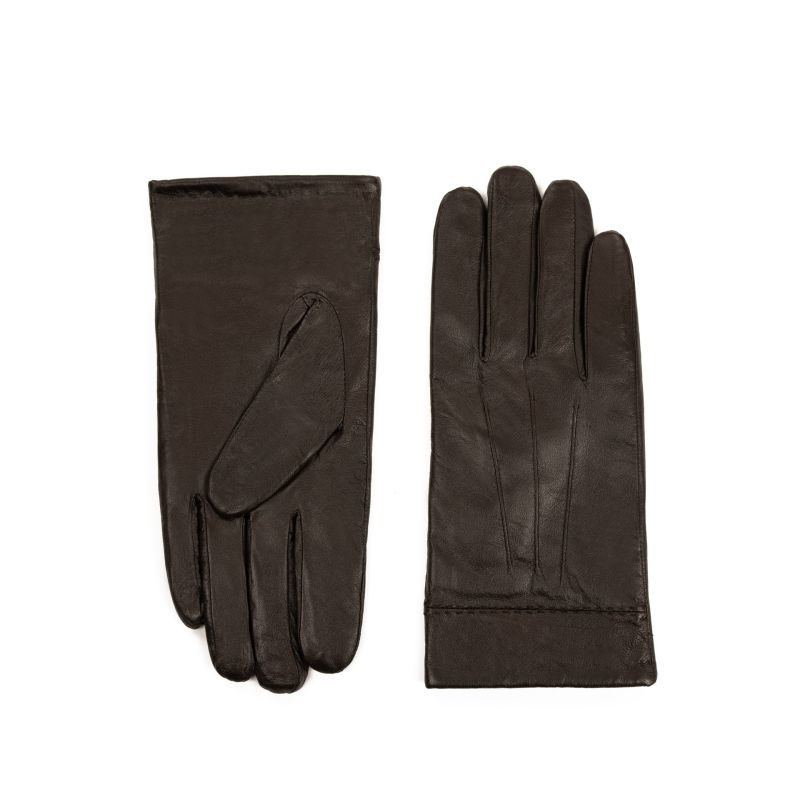 Pánské kožené rukavice Jasper Hnědé, velikost XXL