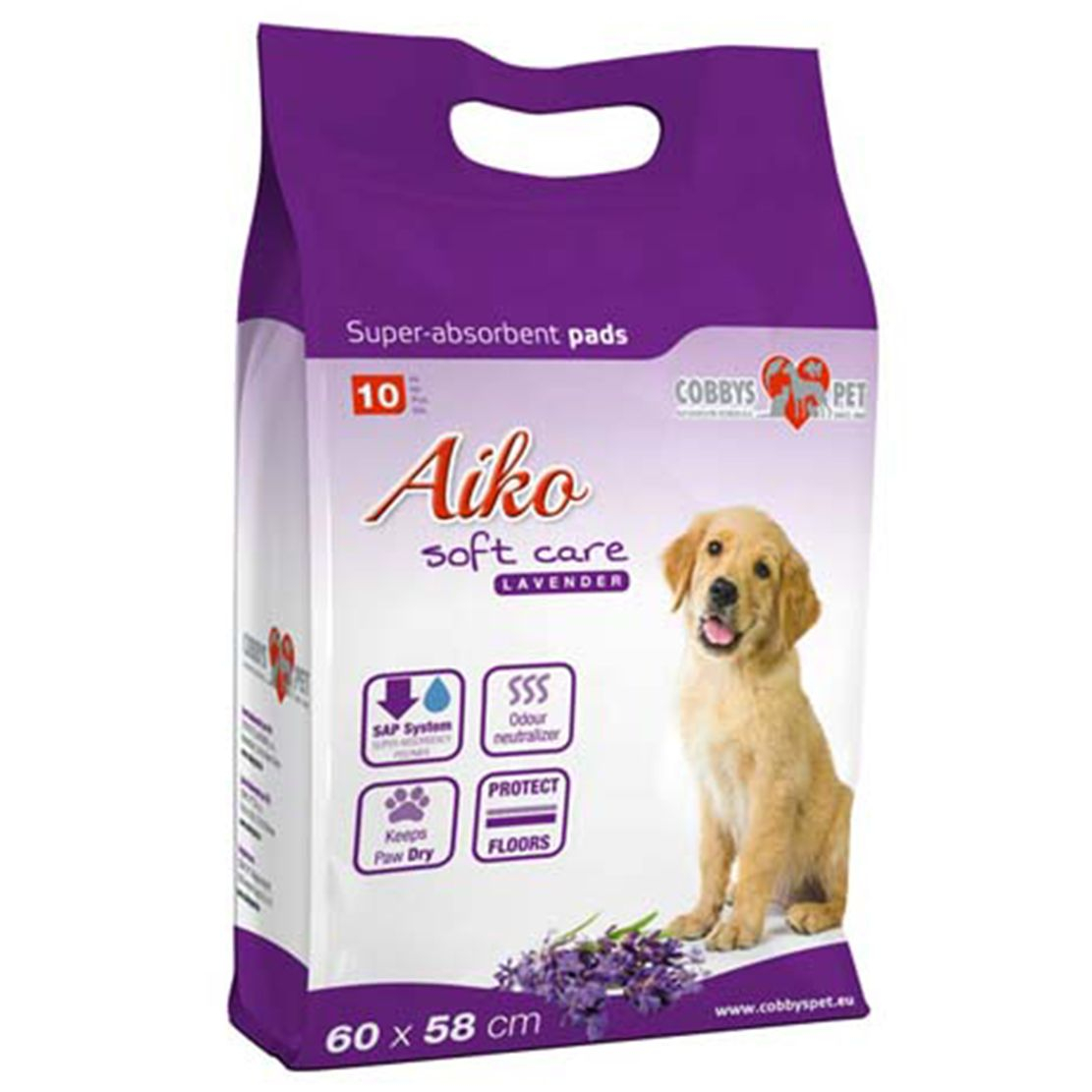 AIKO Soft Care levendula matrac kutyák részére 10 db - 60 x 60 cm