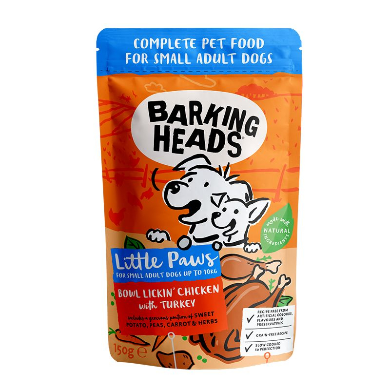 Barking Heads Little Paws Huhn und Pute 150 g