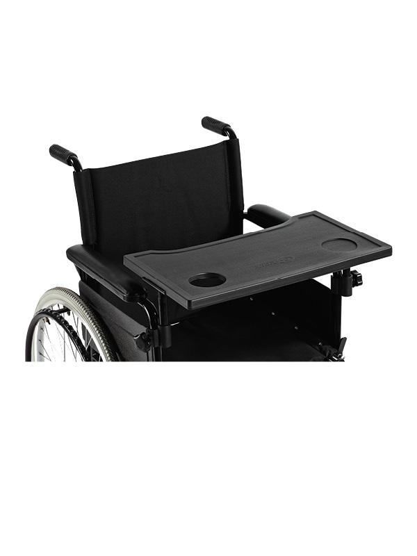 Wheelchair tray table