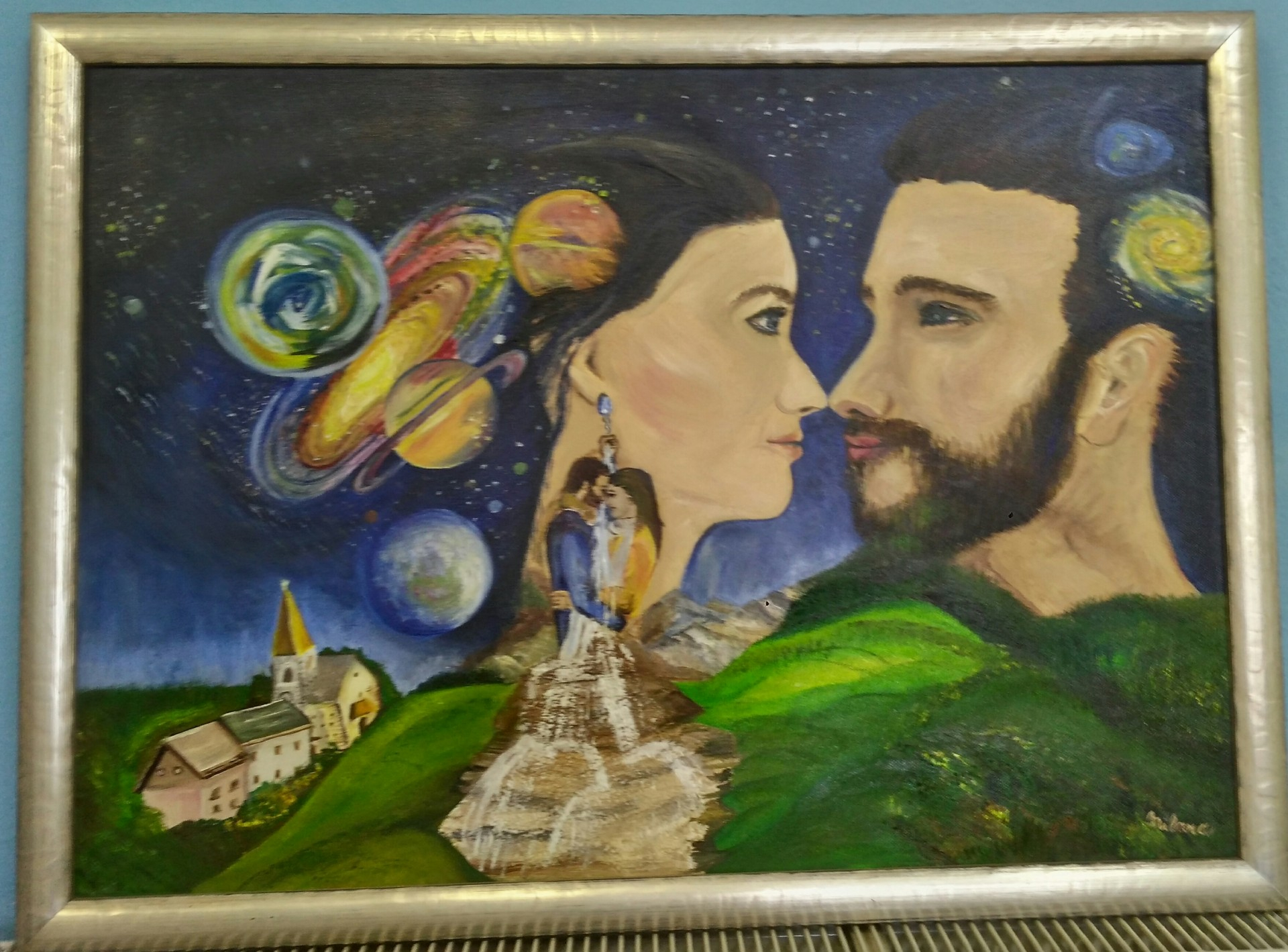 Picture '...in space ... man and woman' ART