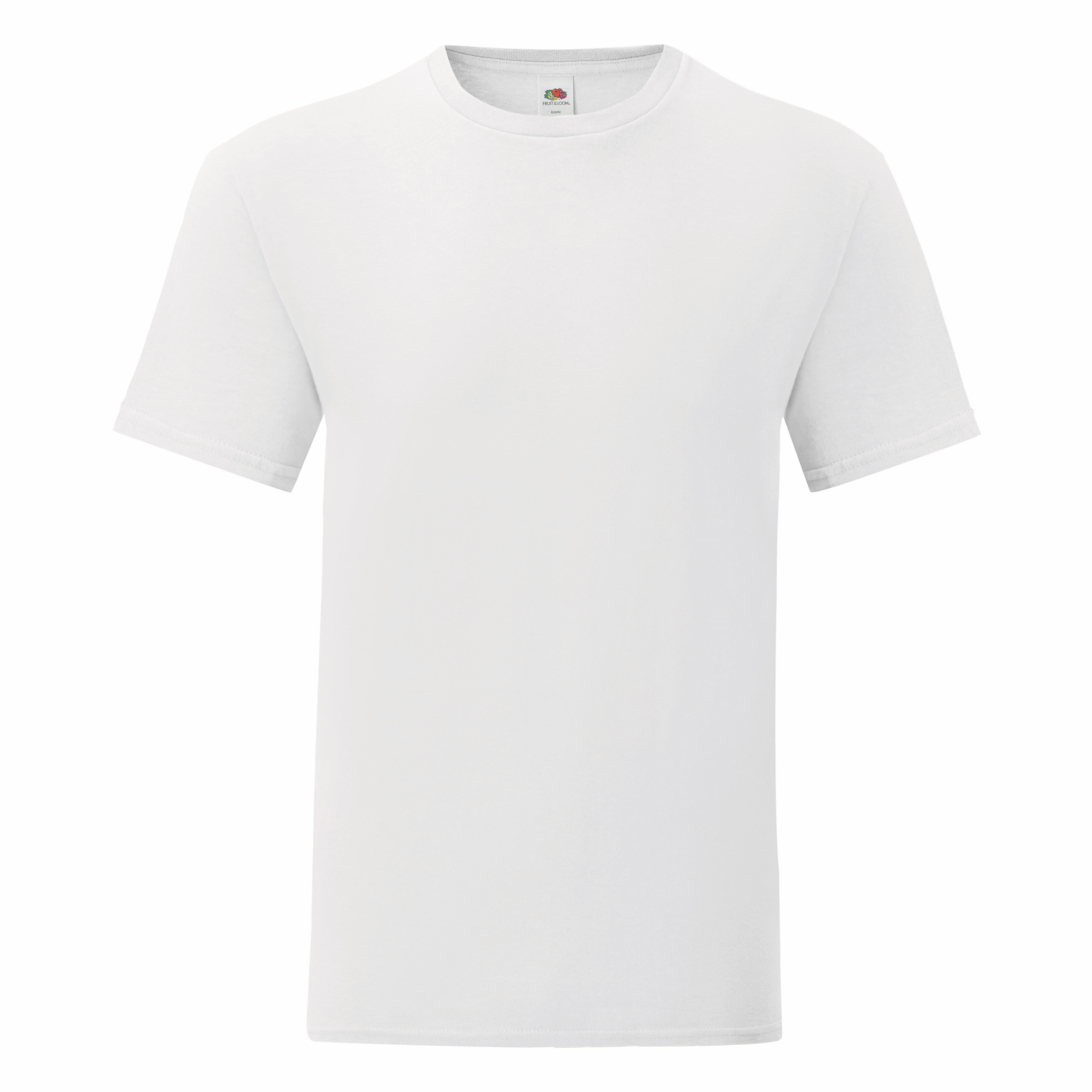 Koszulka męska ICONIC T z odrywaną metką Fruit of the Loom Biały