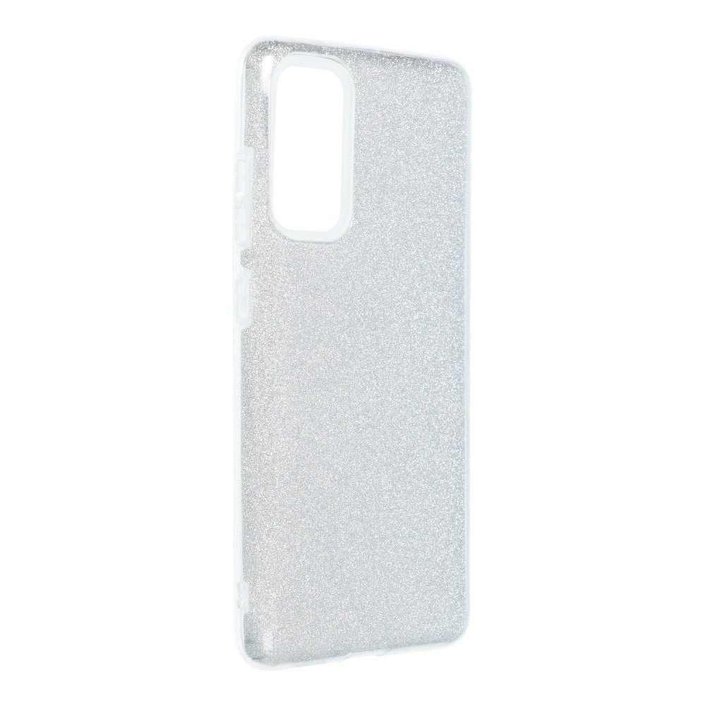 Transparante cover Forcell Shining zilver - Samsung Galaxy S20 FE