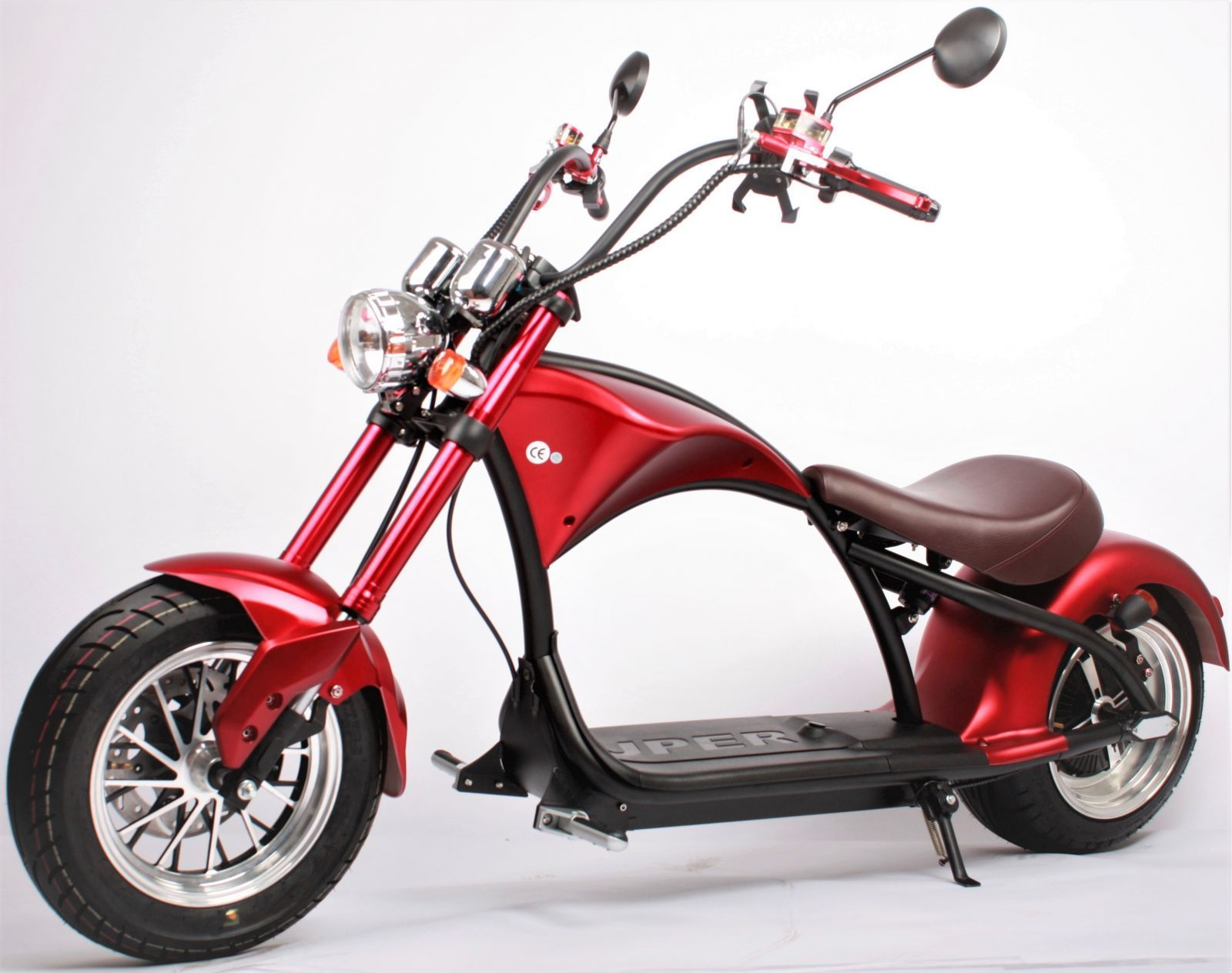 RC in stock SUPER CHOPPER ECO HIGHWAY SPZ and RP 2000W 1:1 RTR SCH01SPZred red