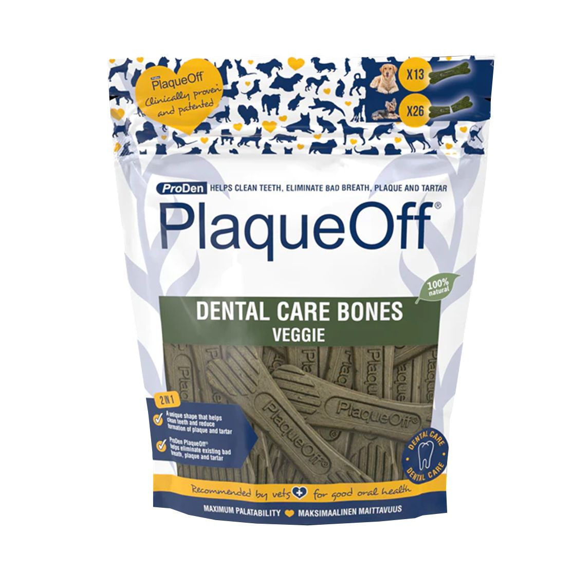 ProDen PlaqueOff Dental Bones Veggie 482 g