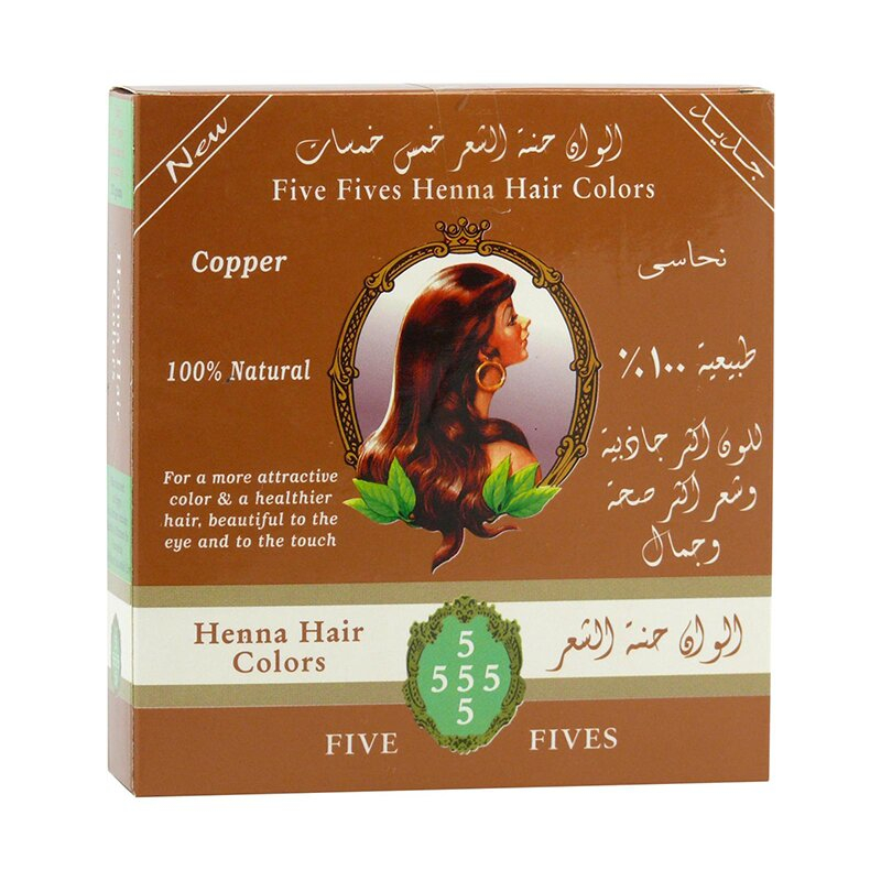 Five Fives Henna for Hair Copper, 100 g