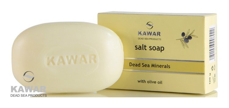 KAWAR Mýdlo se solí a minerály z Mrtvého moře 120g