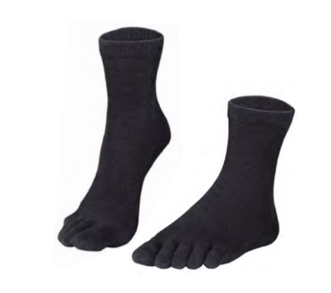 KNITIDO ponožky Cotton&Merino Midi black
