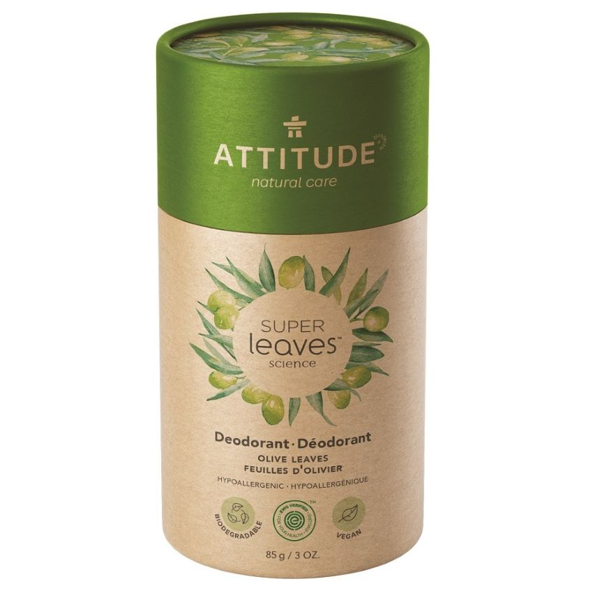 Attitude Super leaves Prírodný tuhý deodorant Olivové listy 85 g