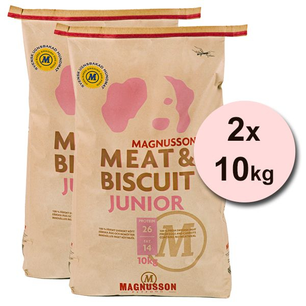 Magnusson Carne & Biscoito JUNIOR 2x10kg