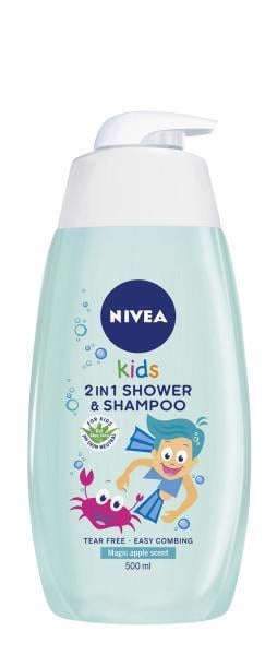 NIVEA DĚTSKÉ NIVEA Dětský sprchový gel 2v1 PRO CHLAPCE 500ml 84588