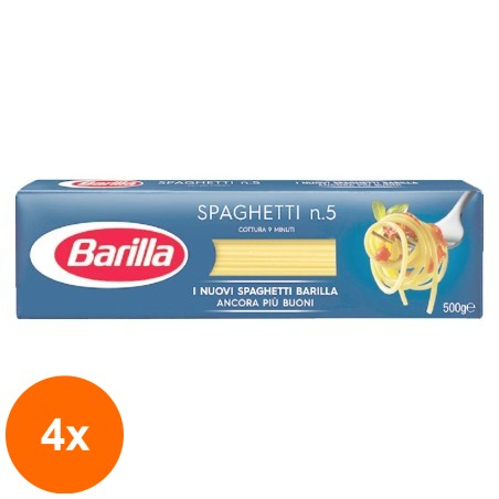Set 4 x Paste Spaghetti N3 Barilla, 500 g...