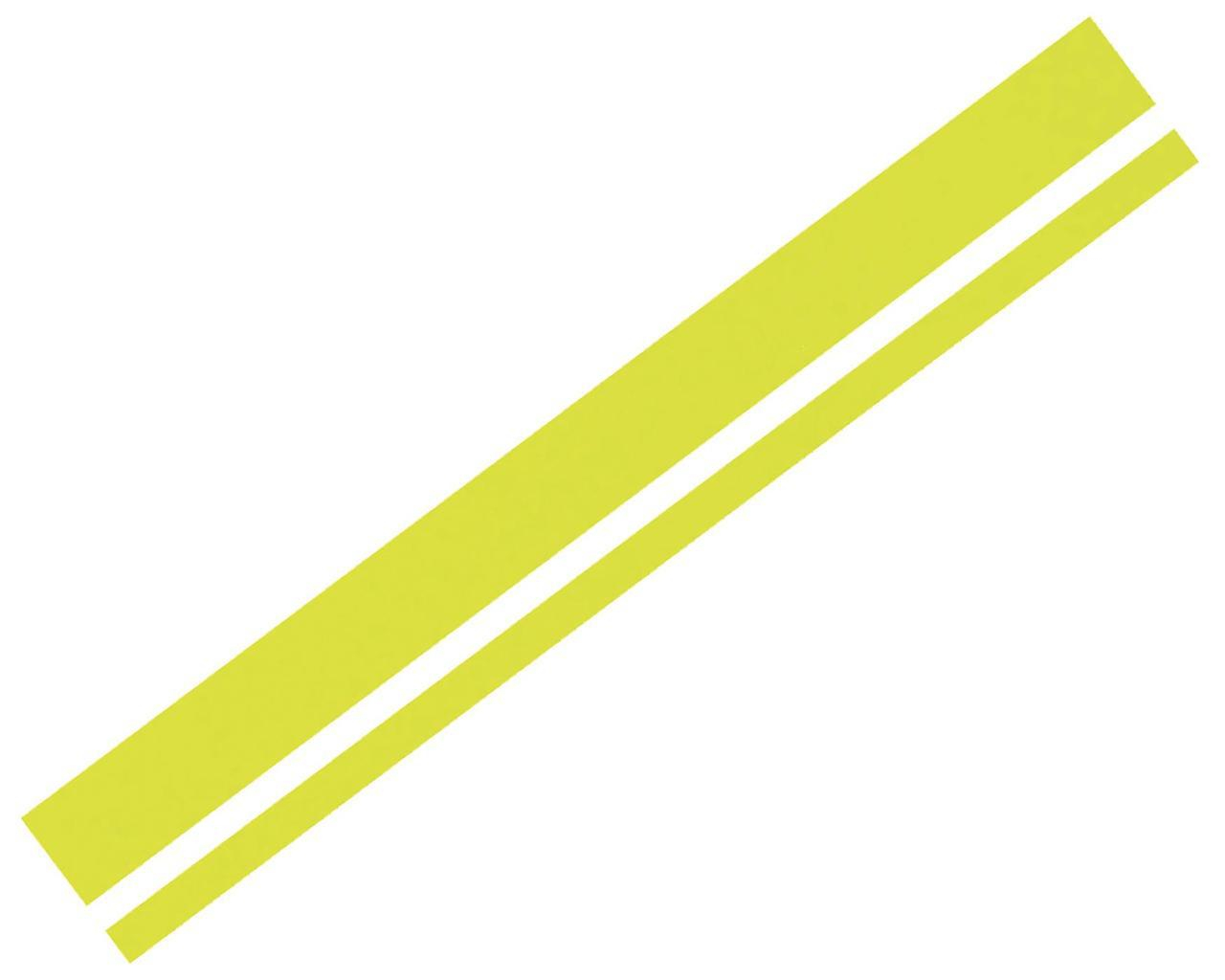 Nalepovací fólie na karoserii auta Foliatec - Linky neonově žlutá 2ks