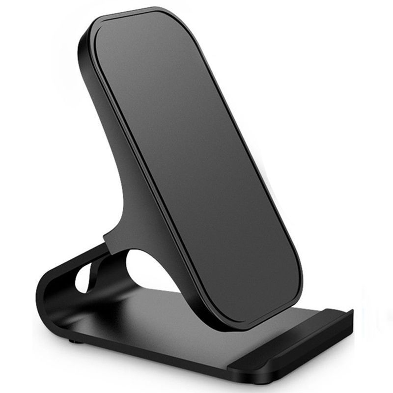 Fast wireless charger Fast Qi Wireless Stand Charger 10W - Black