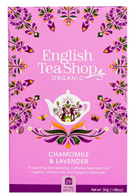 English Tea Shop Rumanček a levanduľa BIO 20 x 2 g