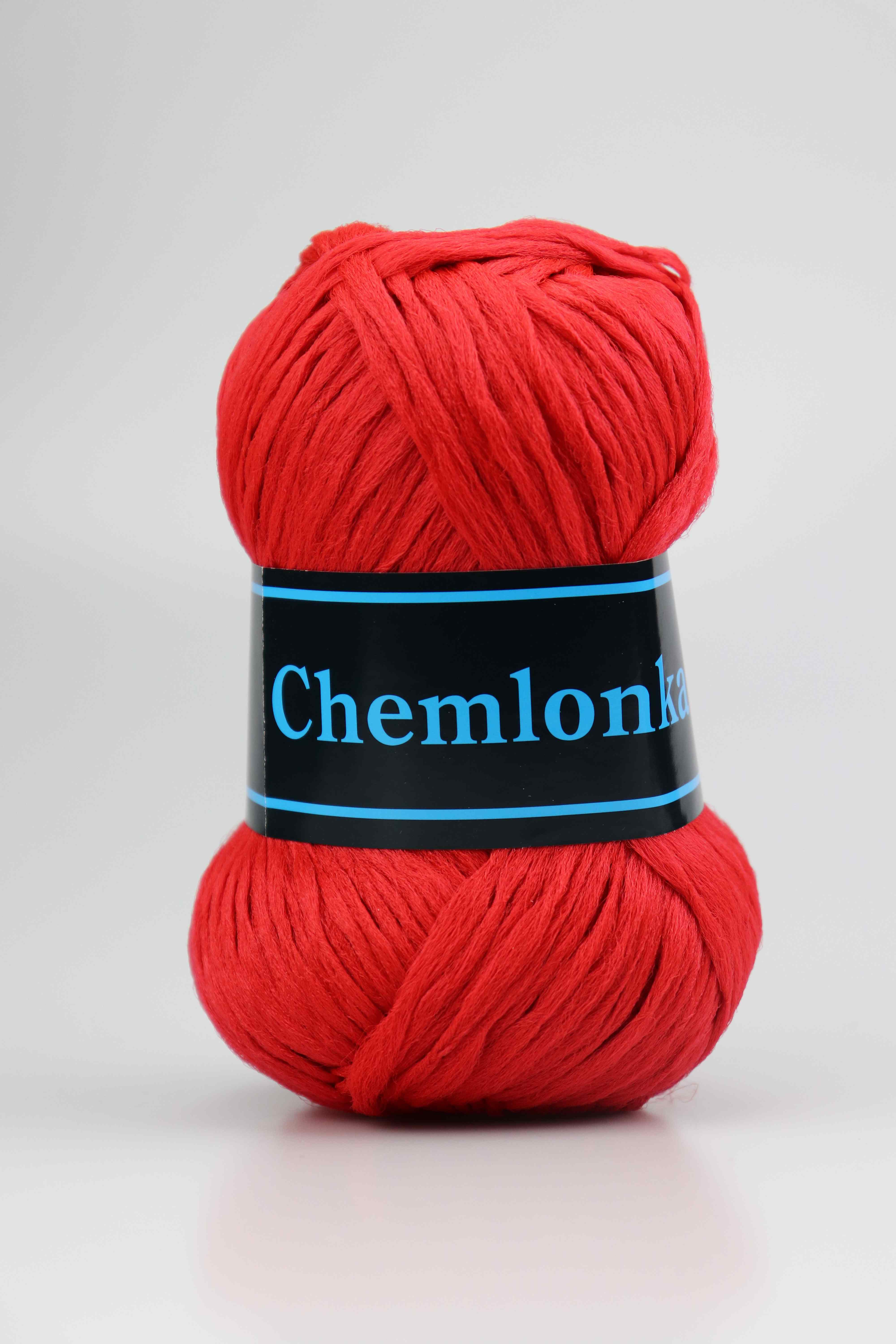 Ariadne yarn Chemlonka 306 strawberry red
