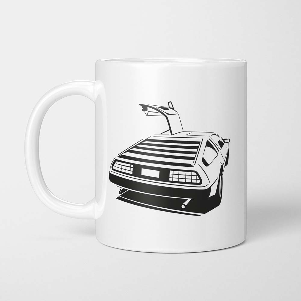 Kubek motoryzacyjny DeLorean 'Wehikuł Czasu" - 330ml
