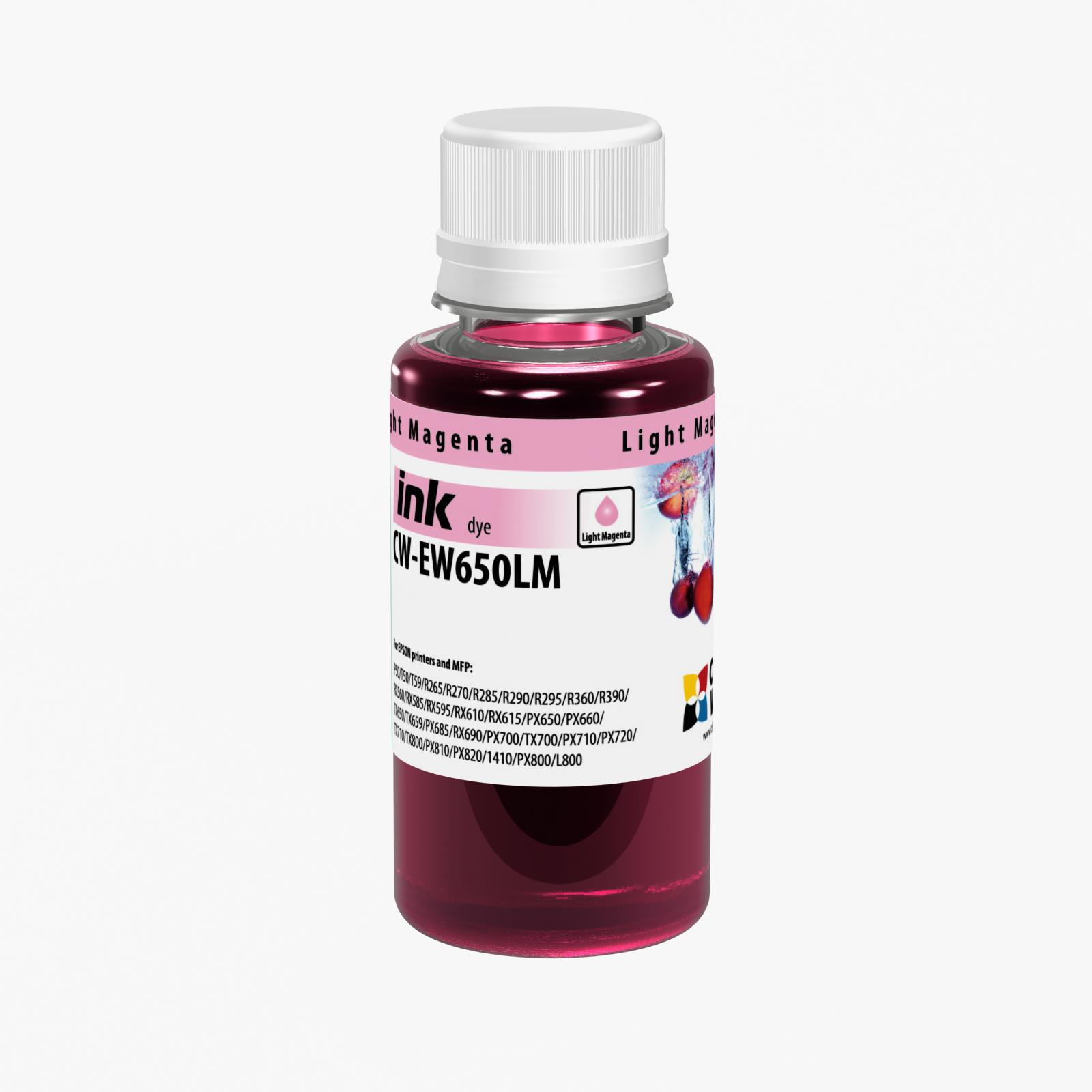 ColorWay-Tinte Epson LightMagenta - 100 ml (für 6-Farbdrucker)