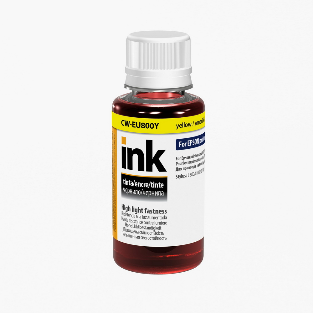 ColorWay Tinte Epson UV-beständig 100ml - gelb (für 6-Farben-Drucker)